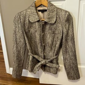 Brown cream and gold blazer - Anne Klein